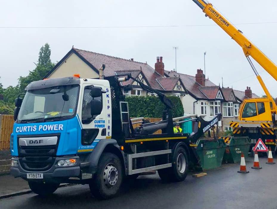 Curtis Power skip hire