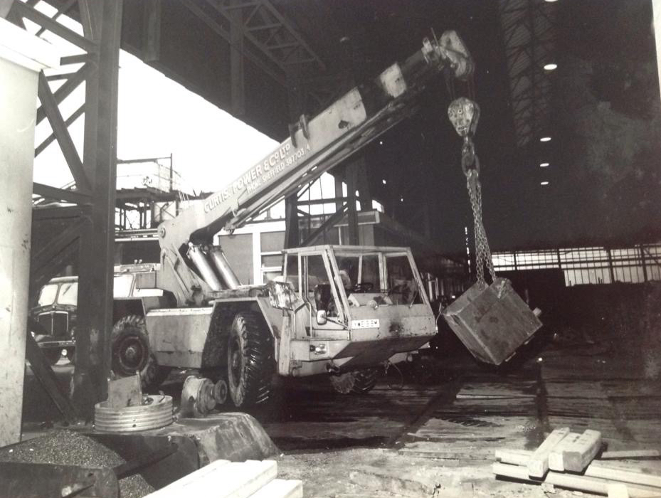 Old Curtis Power crane