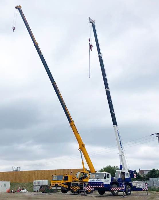 Curtis Power telescopic cranes
